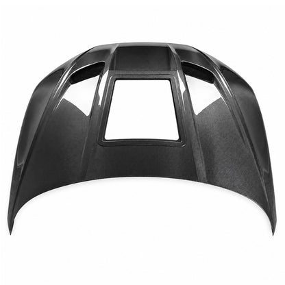 2018-2024 Audi A5/S5/RS5 Glass Engine Cover V3 Carbon Fiber Hood | B9/B9.5