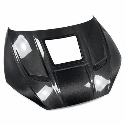 2018-2024 Audi A5/S5/RS5 Glass Engine Cover V3 Carbon Fiber Hood | B9/B9.5