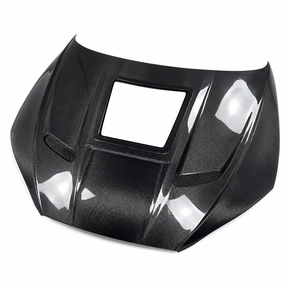 2018-2024 Audi A5/S5/RS5 Glass Engine Cover V3 Carbon Fiber Hood | B9/B9.5