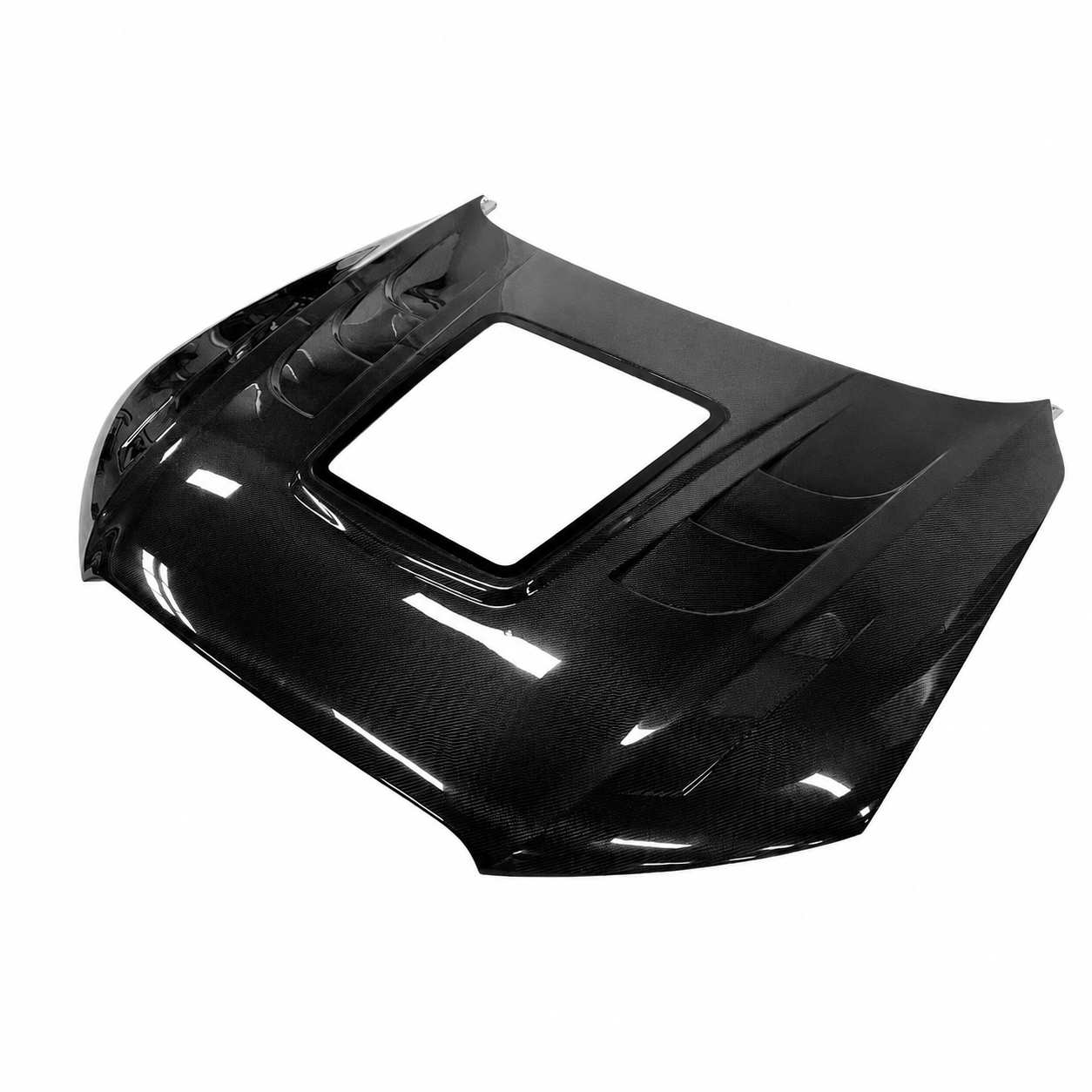 2015-2018 Audi A8/S8 Glass Engine Cover Carbon Fiber Hood | D4