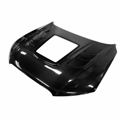 2015-2018 Audi A8/S8 Glass Engine Cover Carbon Fiber Hood | D4