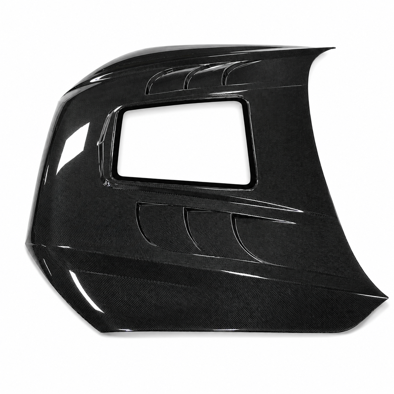 2015-2018 Audi A8/S8 Glass Engine Cover Carbon Fiber Hood | D4