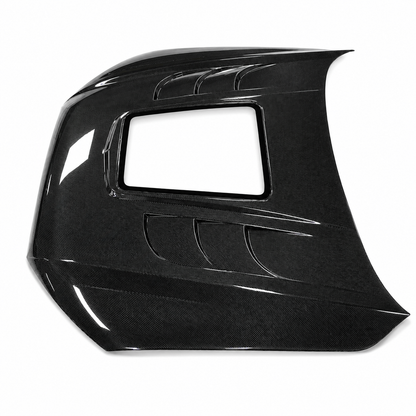 2015-2018 Audi A8/S8 Glass Engine Cover Carbon Fiber Hood | D4