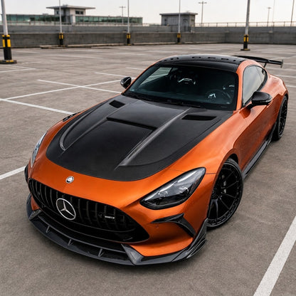 2024+ Mercedes AMG GT55/GT63/GT63 Pro S Style Carbon Fiber Front Lip | C192