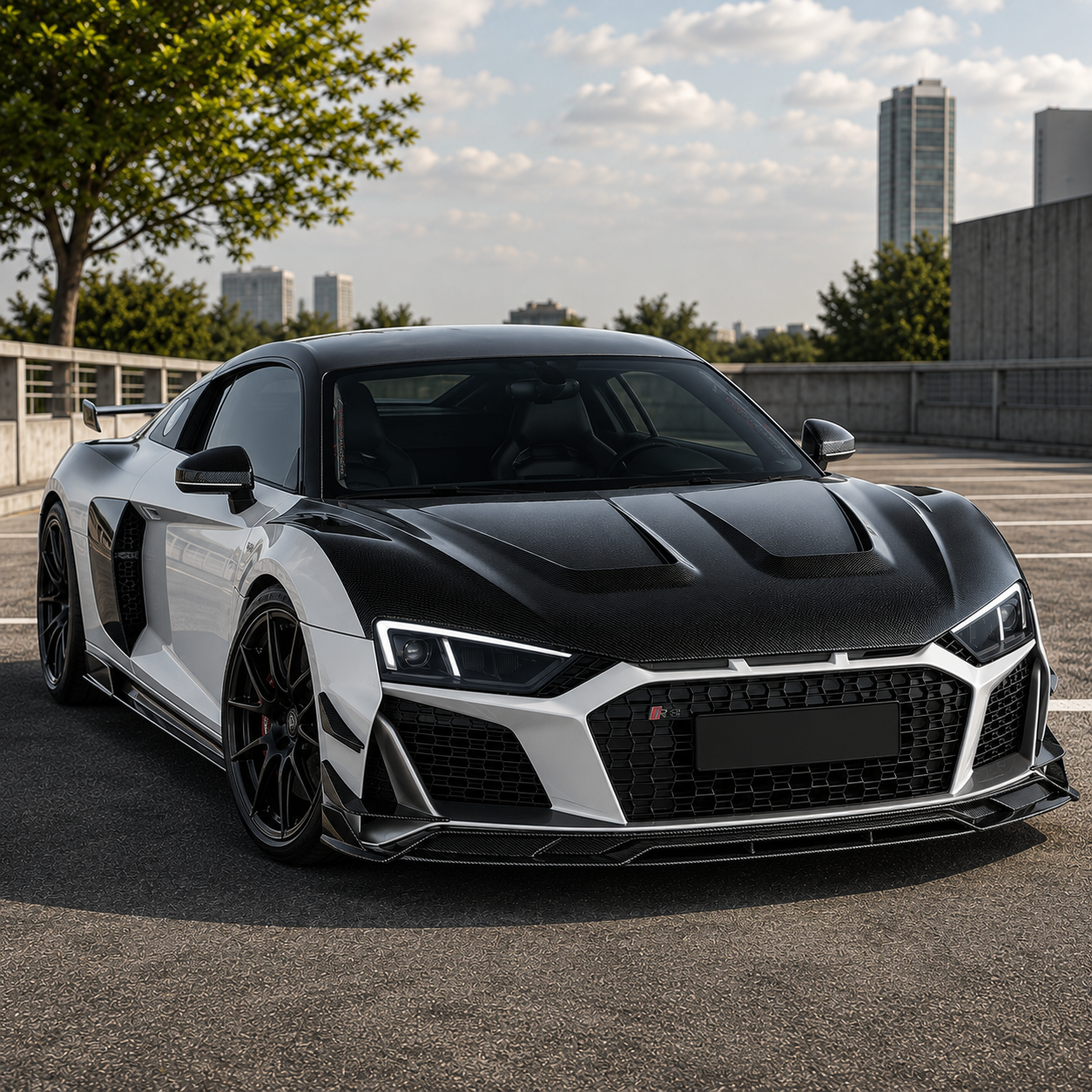 2019-2024 Audi R8 Carbon Fiber Front Hood I MK2 Gen 2 Facelift