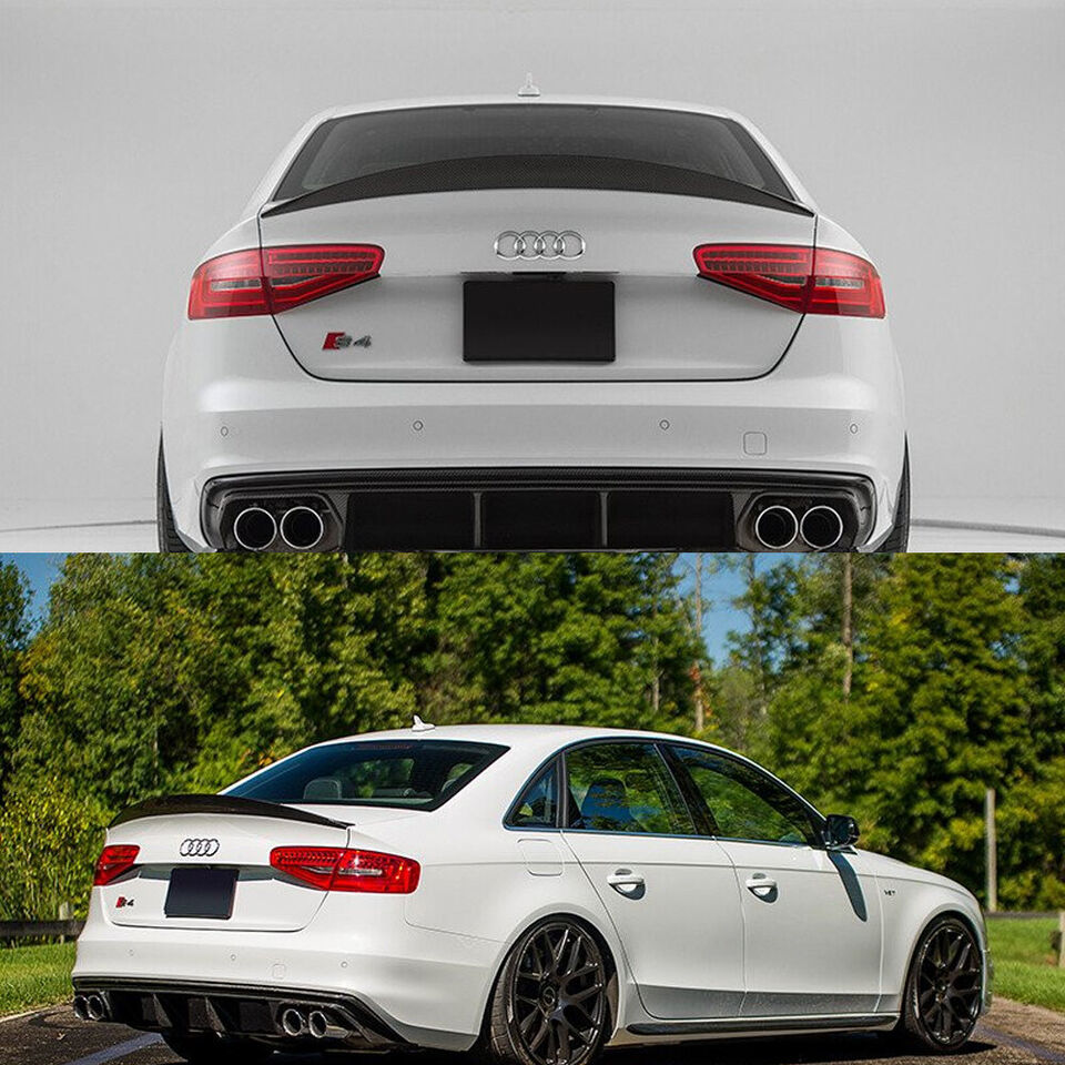 2013-2016 Audi S4 Ducktail Carbon Fiber Trunk Spoiler | B8.5 S4