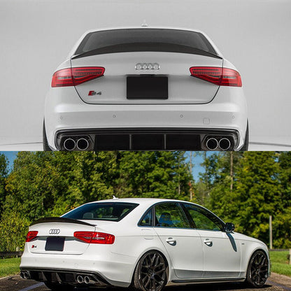 2013-2016 Audi S4 Ducktail Carbon Fiber Trunk Spoiler | B8.5 S4