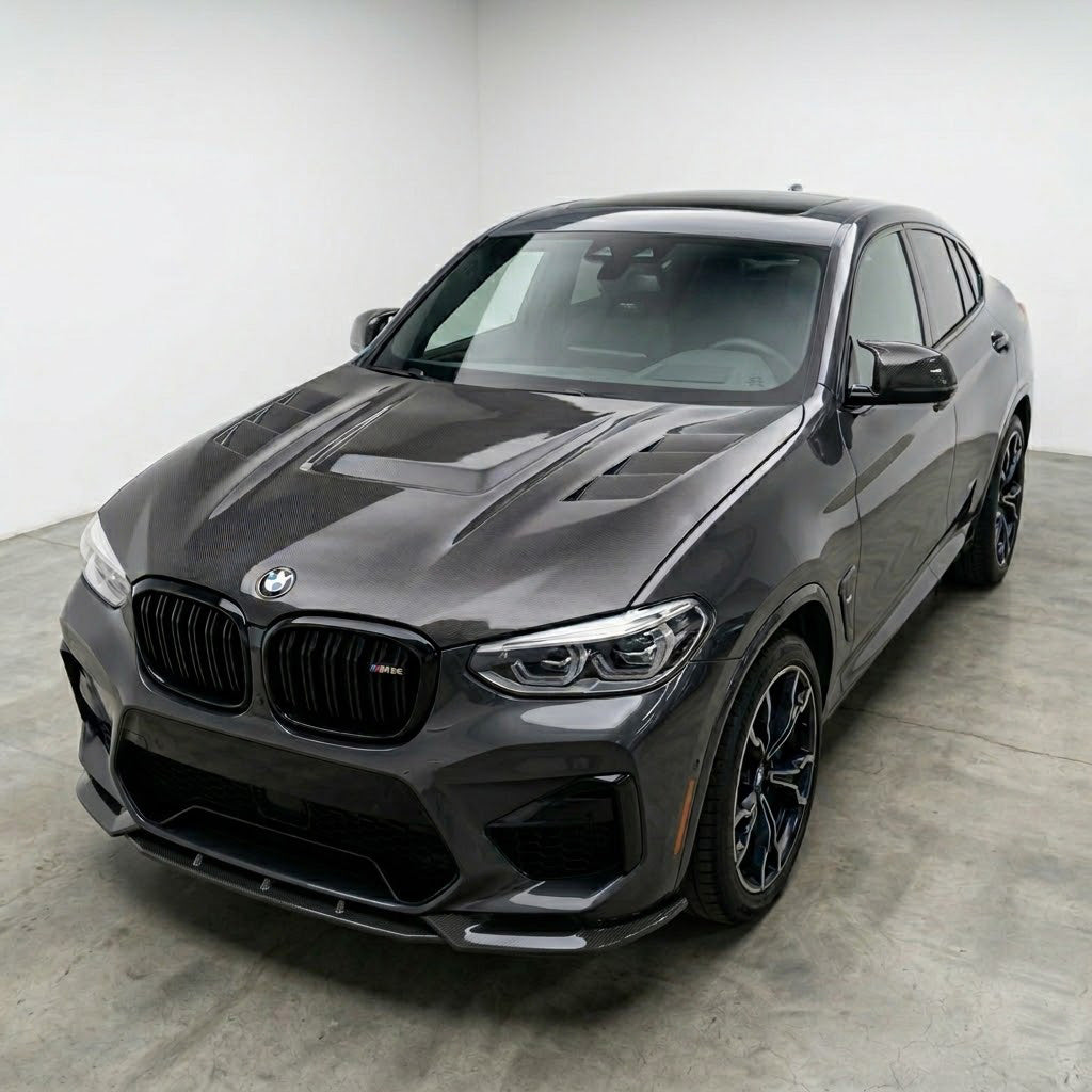 2018-2025 BMW X3/X4/X3M/X4M V2 Style Carbon Fiber Hood | G01/G02/F97/F98