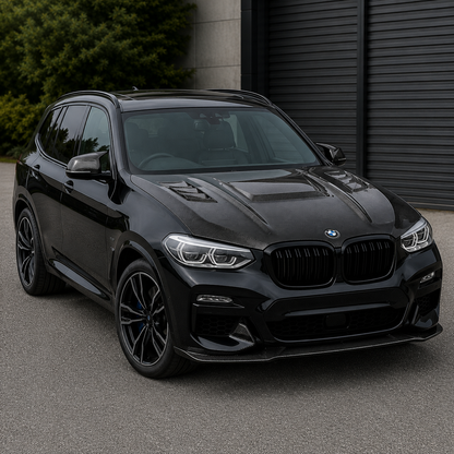 2018-2025 BMW X3/X4/X3M/X4M V2 Style Carbon Fiber Hood | G01/G02/F97/F98