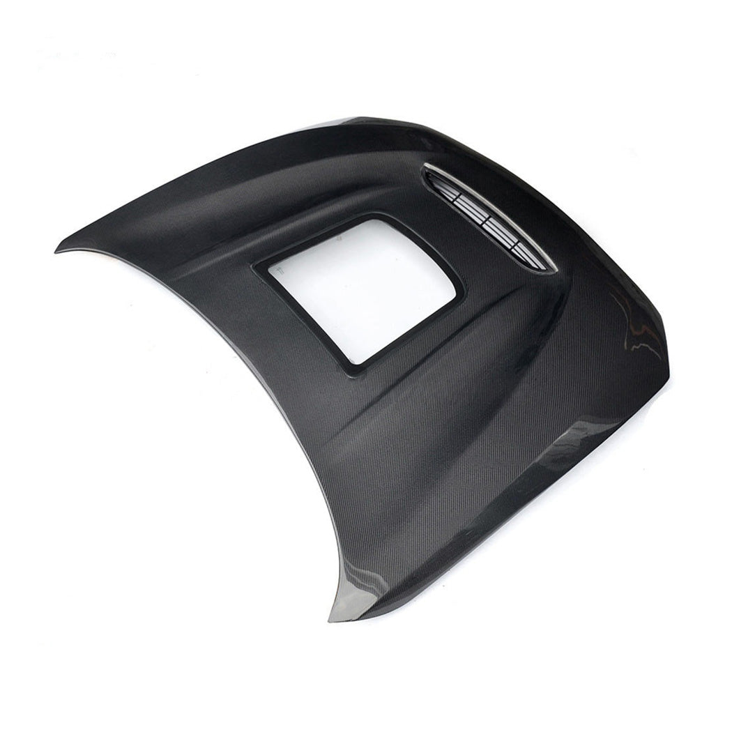 2014-2021 BMW 2-Series/M2 Glass Engine Cover V1 Style Carbon Fiber Hood | F22/F23/F87