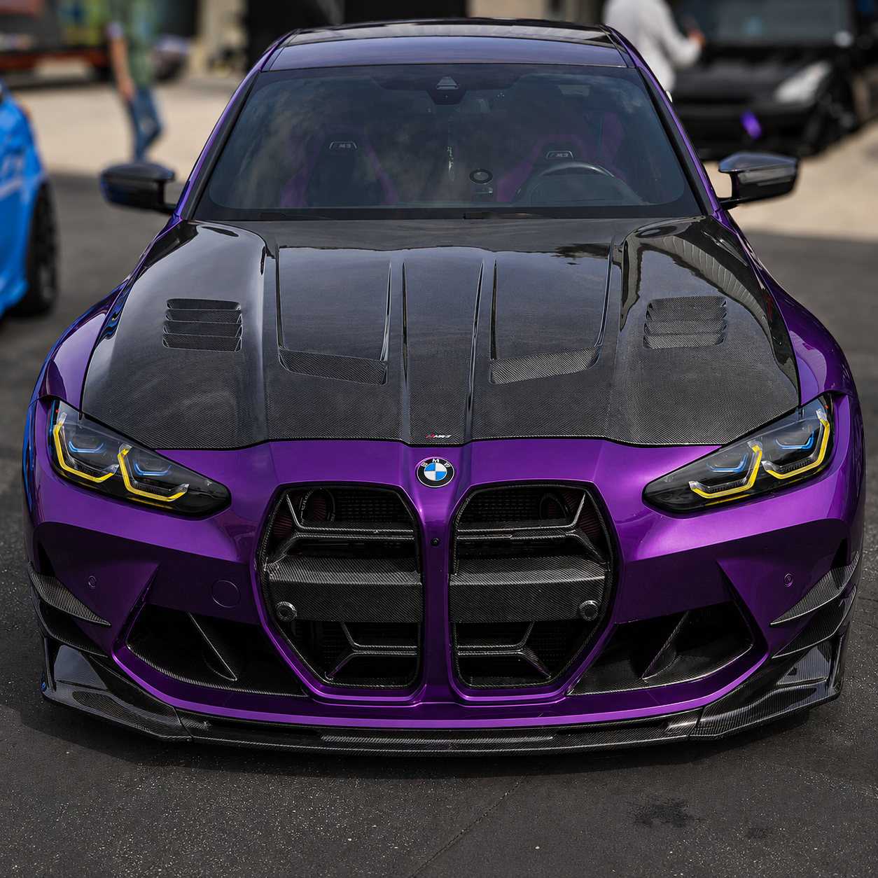 2021+ BMW M3/M4 V4 Style Carbon Fiber Hood | G80/G81/G82/G83