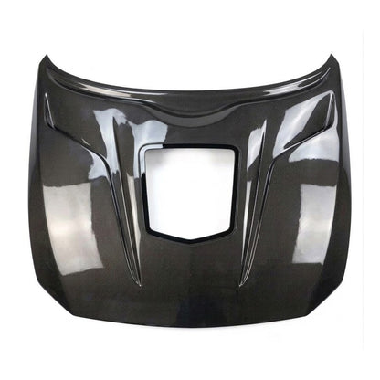 2014-2021 BMW 2-Series/M2 Glass Engine Cover V2 Style Carbon Fiber Hood | F22/F23/F87
