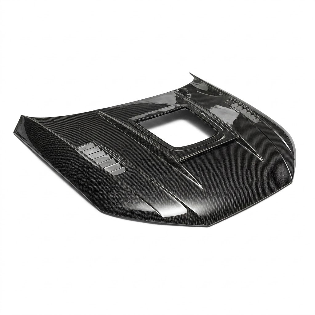2017-2025 Audi A4/S4/RS4 Glass Engine Cover Carbon Fiber Hood | B9/B9.5