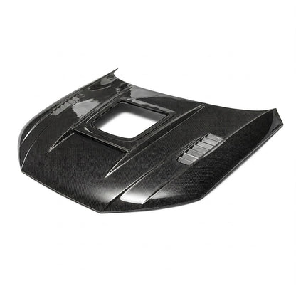 2017-2025 Audi A4/S4/RS4 Glass Engine Cover Carbon Fiber Hood | B9/B9.5
