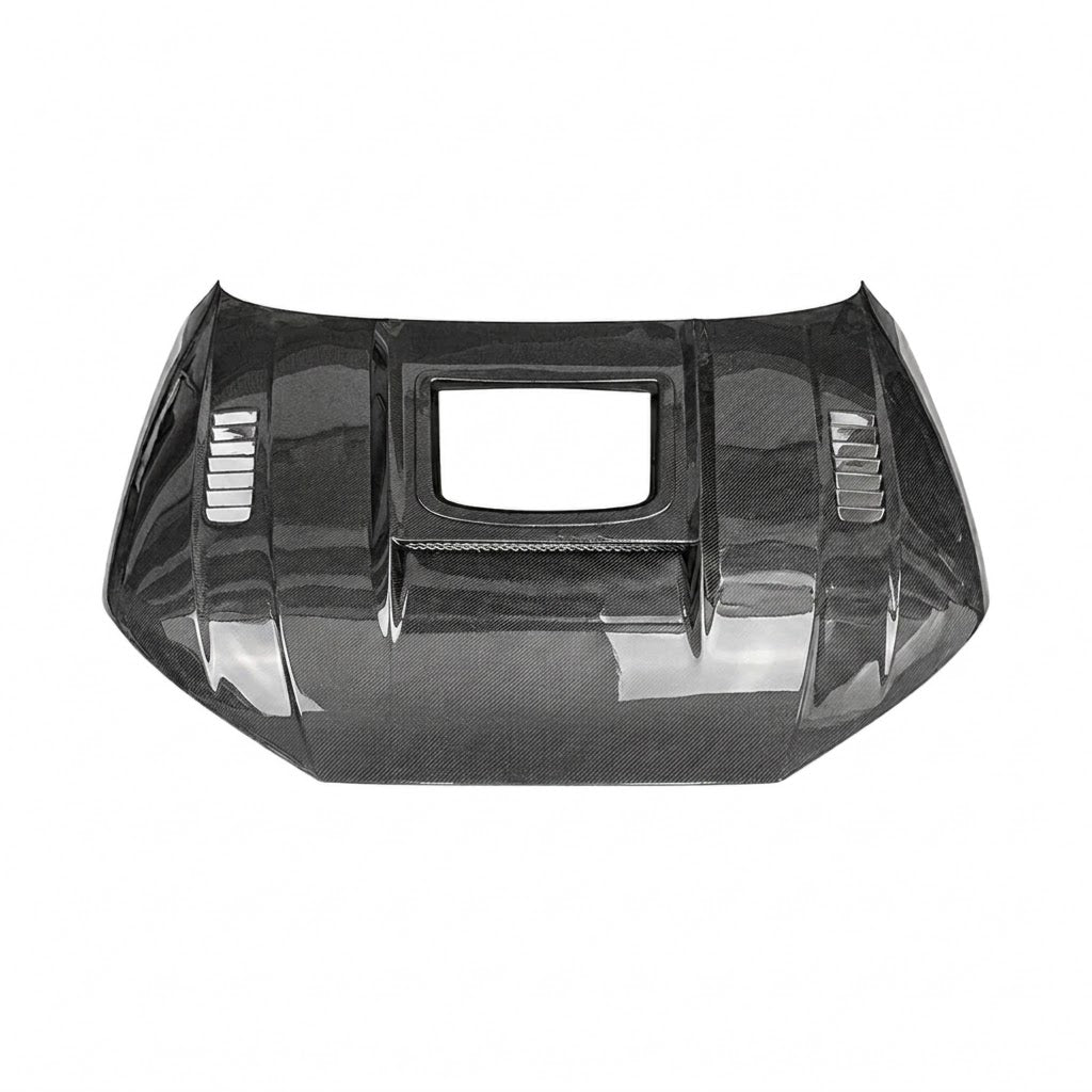 2017-2025 Audi A4/S4/RS4 Glass Engine Cover Carbon Fiber Hood | B9/B9.5