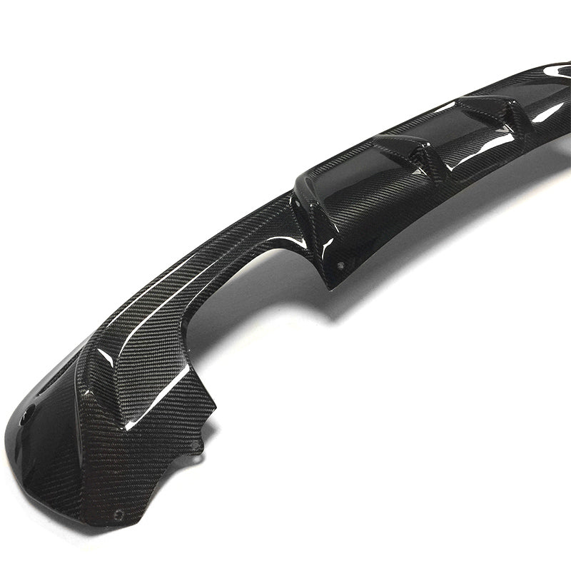 2014-2020 BMW 3-Series M Performance Style Carbon Fiber Quad Tip Rear Diffuser | F34 Gran Turismo