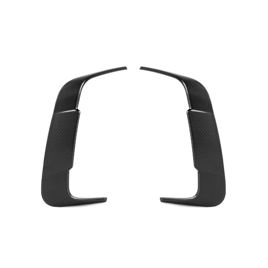 2019+ BMW M8 Carbon Fiber Rear Bumper Splitters | F91/F92/F93