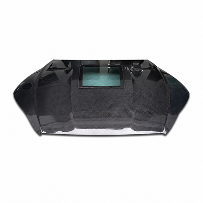 2018-2024 Audi A5/S5/RS5 Glass Engine Cover Carbon Fiber Hood | B9/B9.5
