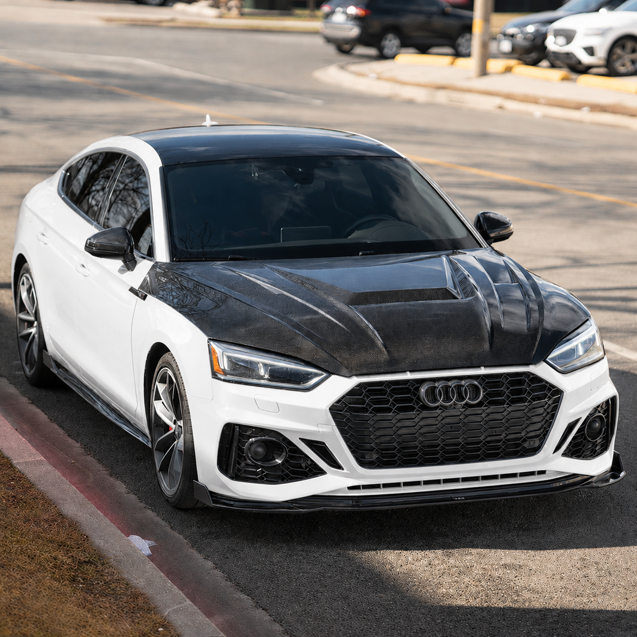 2018-2024 Audi A5/S5/RS5 D Style Carbon Fiber Hood | B9/B9.5