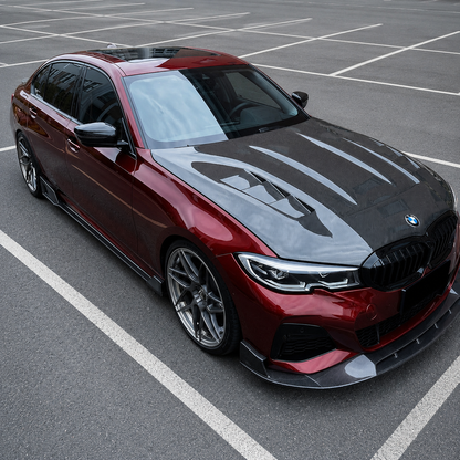 2019+ BMW 3-Series BK Style Carbon Fiber Hood | G20/G21