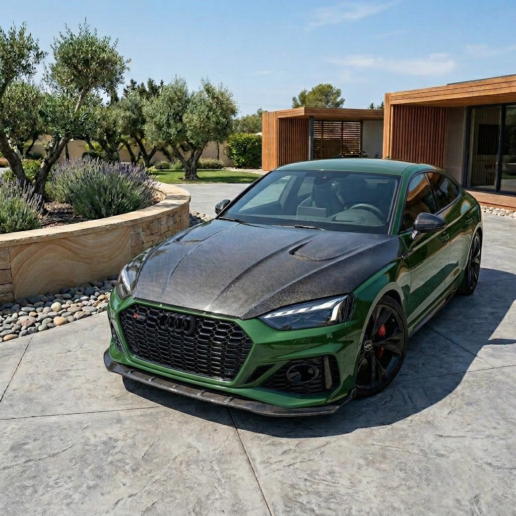 2018-2024 Audi A5/S5/RS5 A Style Carbon Fiber Hood | B9/B9.5