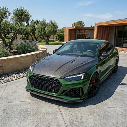 2018-2024 Audi A5/S5/RS5 A Style Carbon Fiber Hood | B9/B9.5