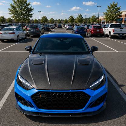 2018-2024 Audi A5/S5/RS5 A Style Carbon Fiber Hood | B9/B9.5
