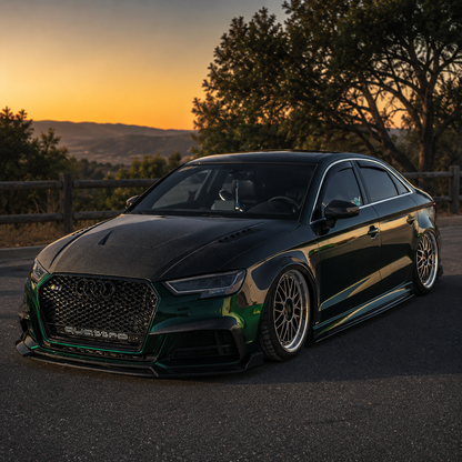 2014-2020 Audi A3/S3/RS3 C Style Carbon Fiber Hood | 8V/8V.5