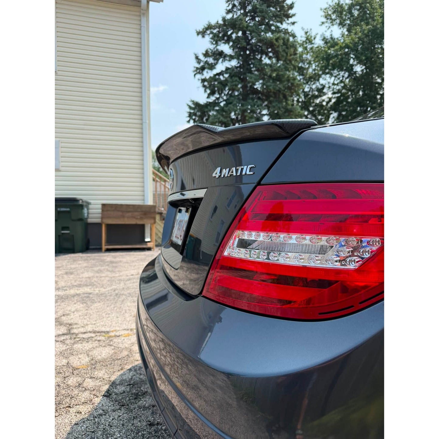 2008-2014 Mercedes-Benz C63 AMG C74 Style Carbon Fiber Trunk Spoiler | W204