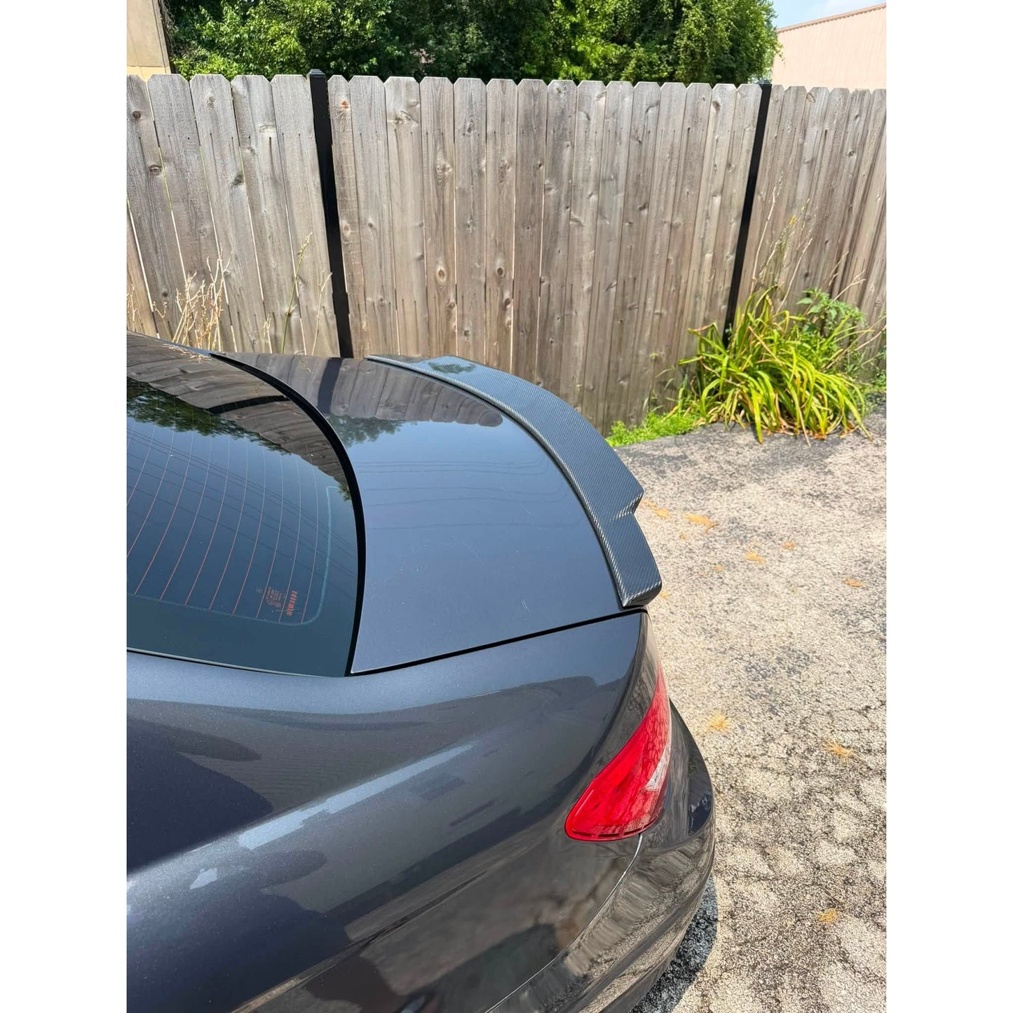 2008-2014 Mercedes-Benz C63 AMG C74 Style Carbon Fiber Trunk Spoiler | W204
