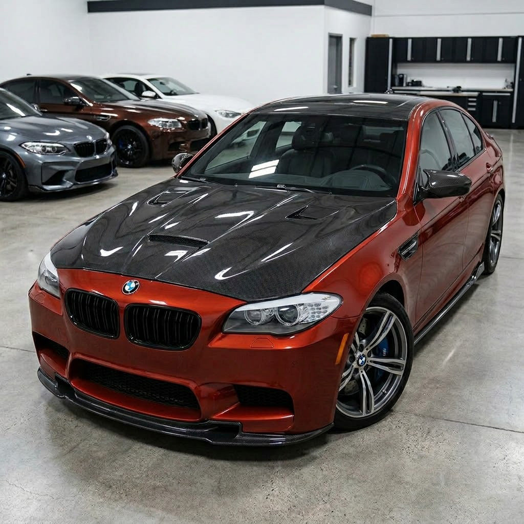 2011-2017 BMW 5-Series/M5 GTR Style Carbon Fiber Hood | F10/F11