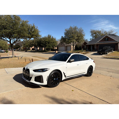 2021+ BMW 4-Series/i4 Carbon Fiber M Performance Style 3 Piece Front Lip | G26