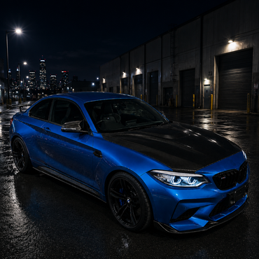 2014-2021 BMW 2-Series/M2 SD Style Carbon Fiber Hood | F22/F23/F87