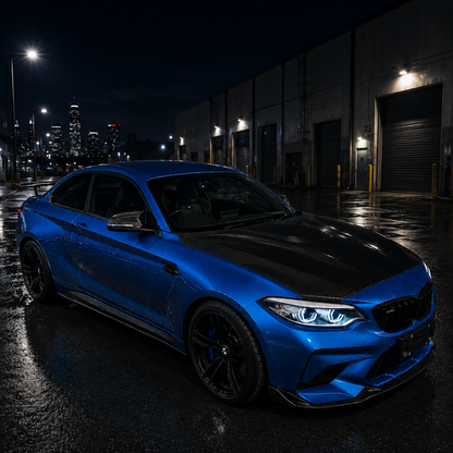 2014-2021 BMW 2-Series/M2 SD Style Carbon Fiber Hood | F22/F23/F87