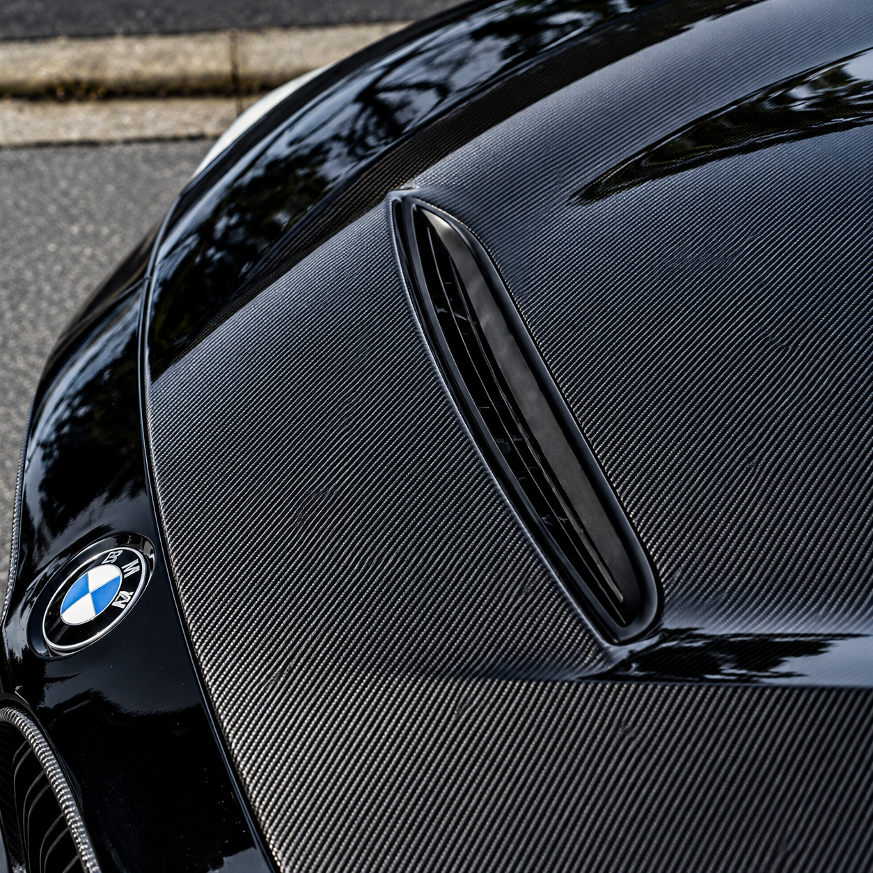 2012-2018 BMW 3-Series CS Style Carbon Fiber Hood | F30/F31