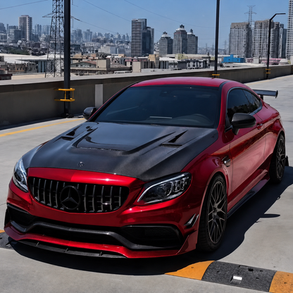 2015-2023 Mercedes C63 AMG GTS Style Carbon Fiber Hood | W205