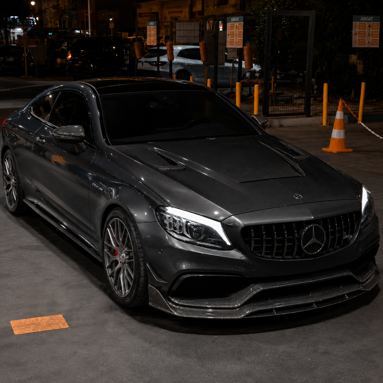 2015-2023 Mercedes C63 AMG GTS Style Carbon Fiber Hood | W205