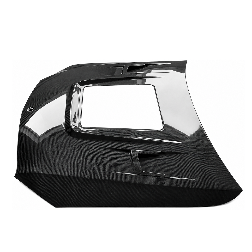 2015-2023 Mercedes C-Class/C43 AMG Glass Engine Cover Carbon Fiber Hood | W205