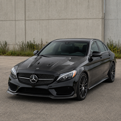 2015-2023 Mercedes C-Class/C43 AMG S Style Carbon Fiber Hood | W205/S205/C205