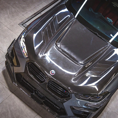 2019+ BMW X5M/X6M A Style Carbon Fiber Hood | F95/F96