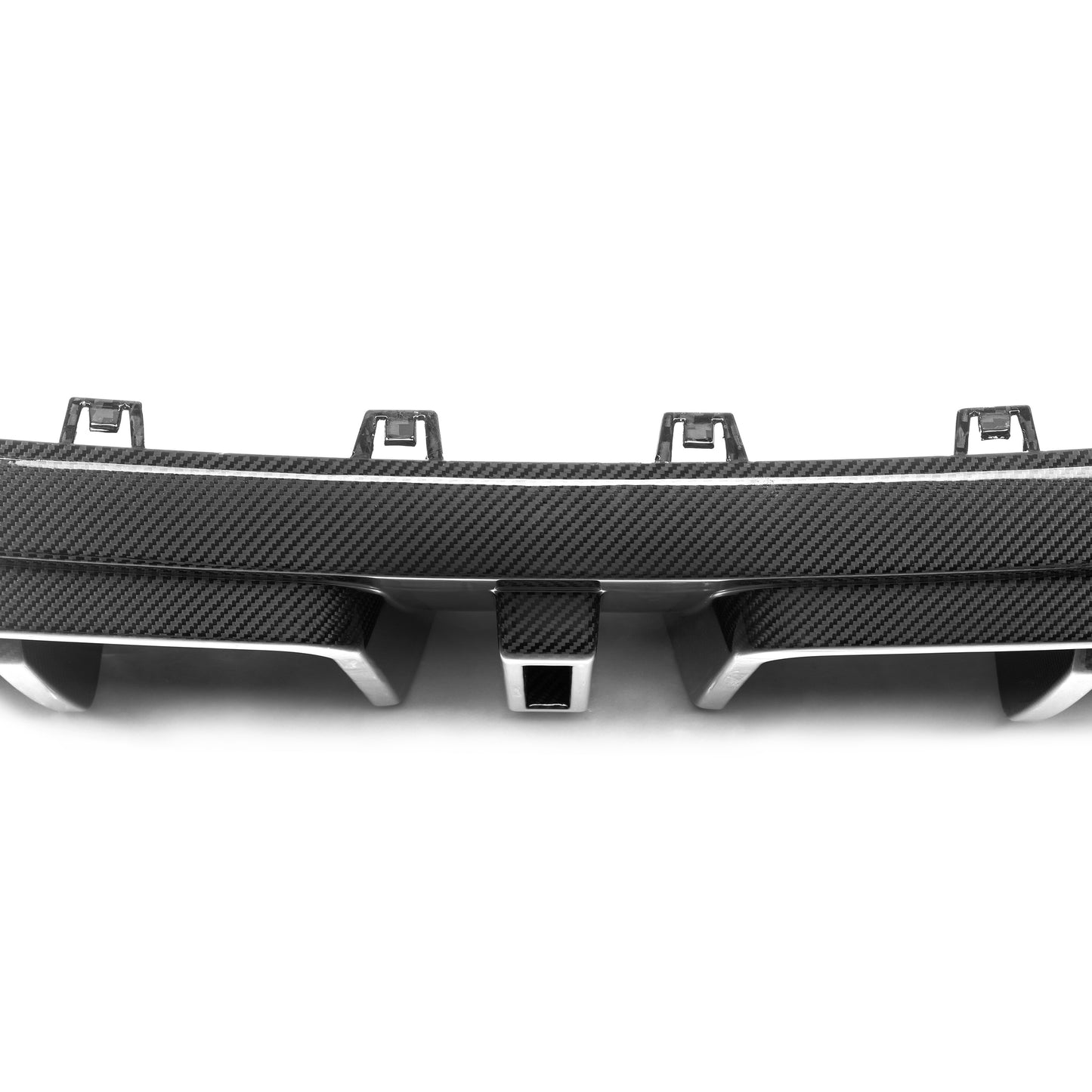 2019+ BMW X6 3 Piece Carbon Fiber Rear Diffuser with LED Brake Light | G06