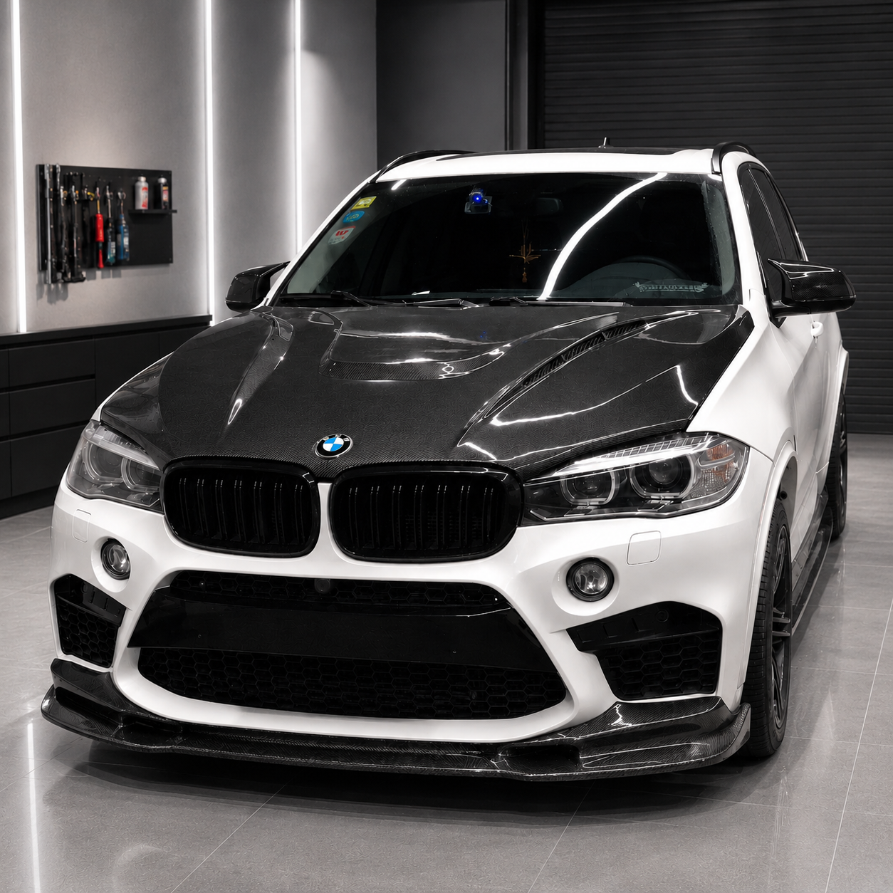 2014-2019 BMW X5/X6/X5M/X6M H Style Carbon Fiber Hood | F15/F16/F85/F86