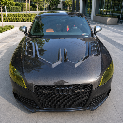 2008-2015 Audi TT/TTS/TTRS D Style Carbon Fiber Hood | MK2 8J