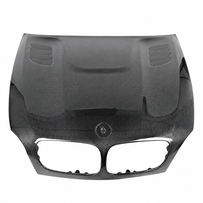 2007-2014 BMW X5/X6/X5M/X6M V Style Carbon Fiber Hood | E70/E71