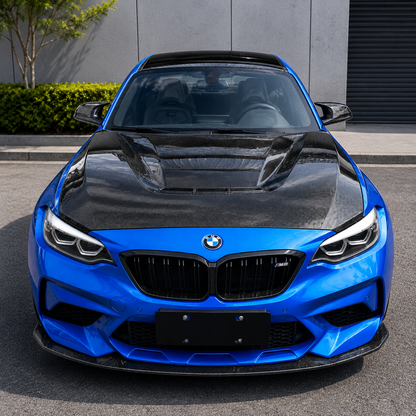 2014-2021 BMW 2-Series/M2 CS Style Carbon Fiber Hood | F22/F23/F87