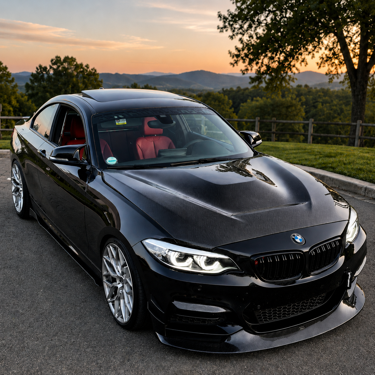 2014-2021 BMW 2-Series/M2 GTS Style Carbon Fiber Hood | F22/F23/F87