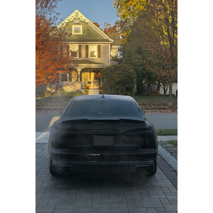 2019+ Audi A6/S6 V Style Carbon Fiber Trunk Spoiler | C8 A6/S6