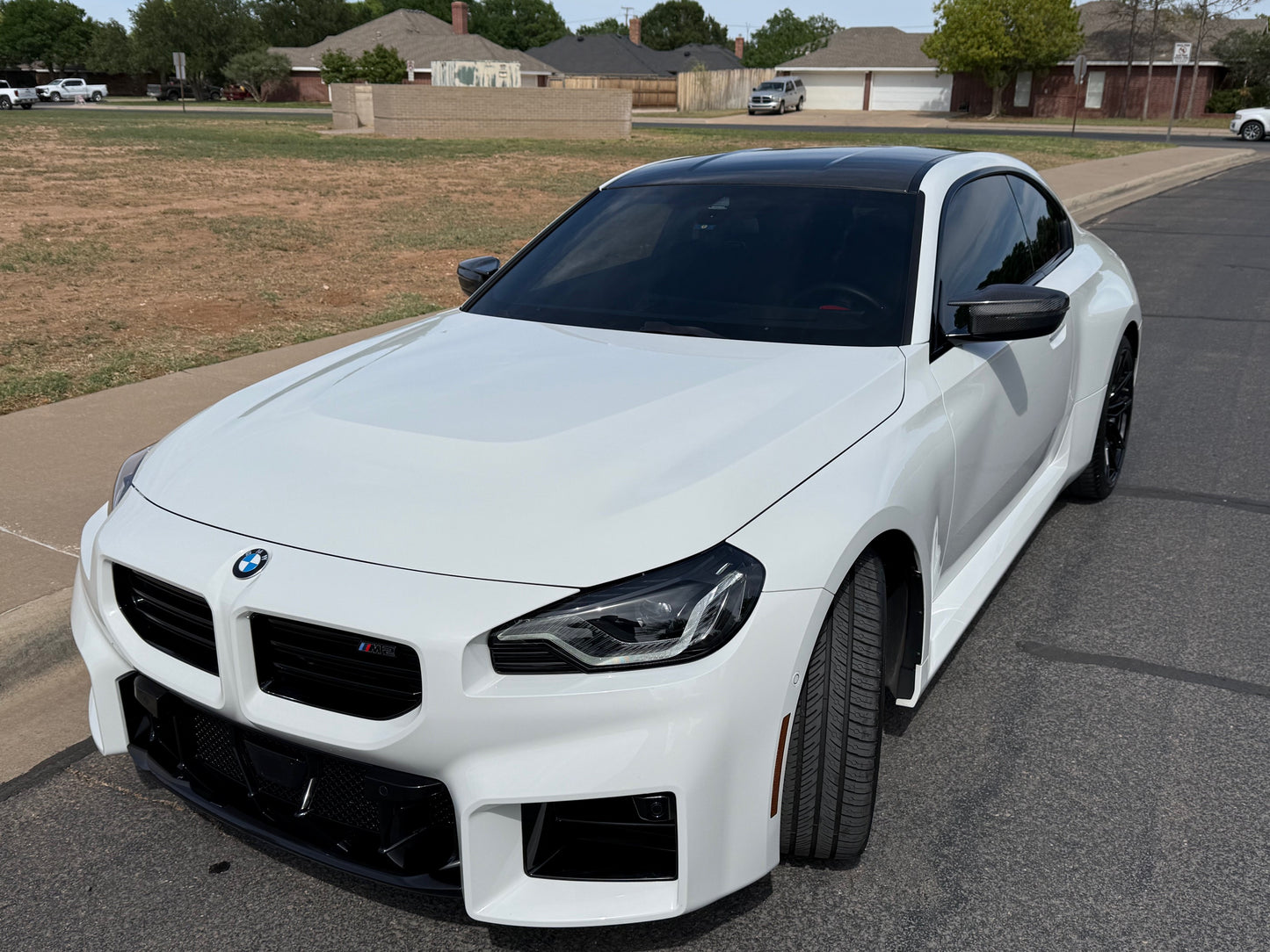2023+ BMW M2 Carbon Fiber Mirror Caps | G87