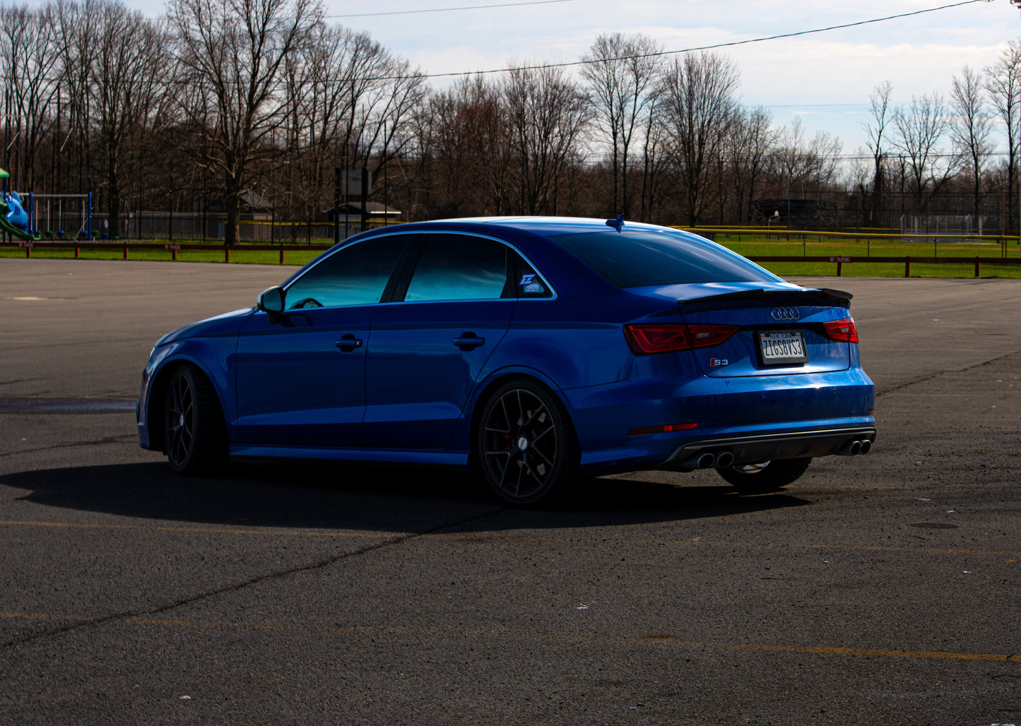 2017-2020 Audi A3/S3/RS3 V Style Carbon Fiber Trunk Spoiler | 8V.5