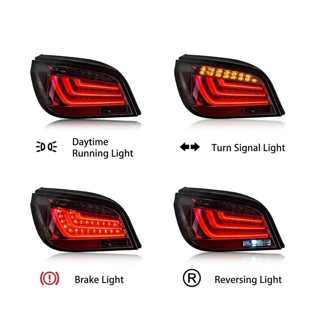 2004-2010 BMW 5-Series/M5 LED Upgrade Taillights | E60